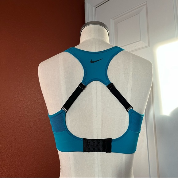 Nike dri-fit racerback aqua/ teal sports bra - Picture 5 of 15